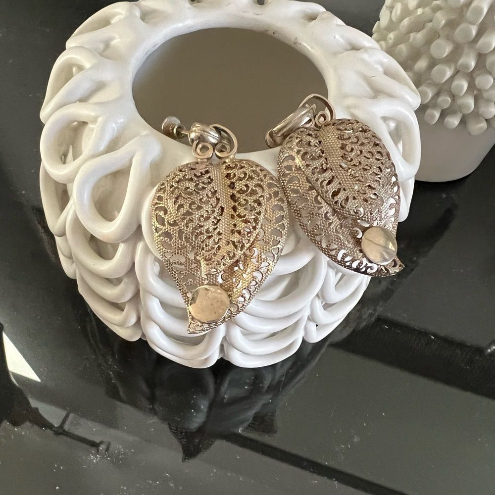 Statement Mod Leaf Earrings